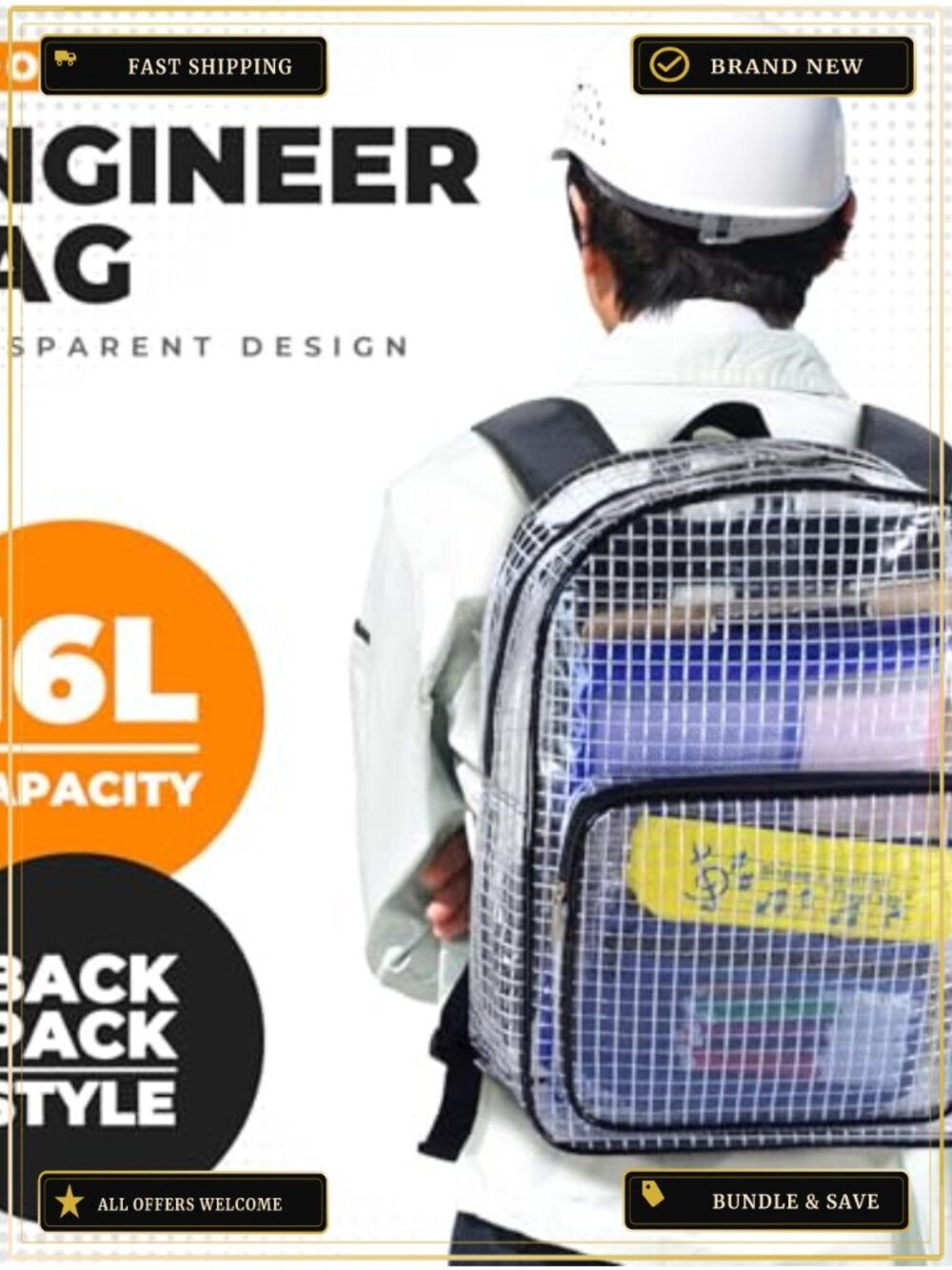 ESD Anti-Static Cleanroom Laptop Backpack - Picture 2 of 5